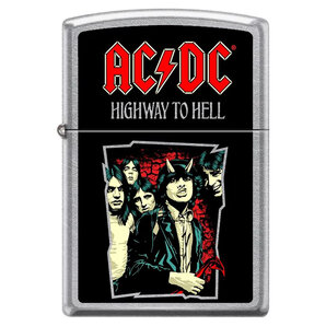 Zippo AC/DC chrom-gebürstet Color-Image von AC/DC