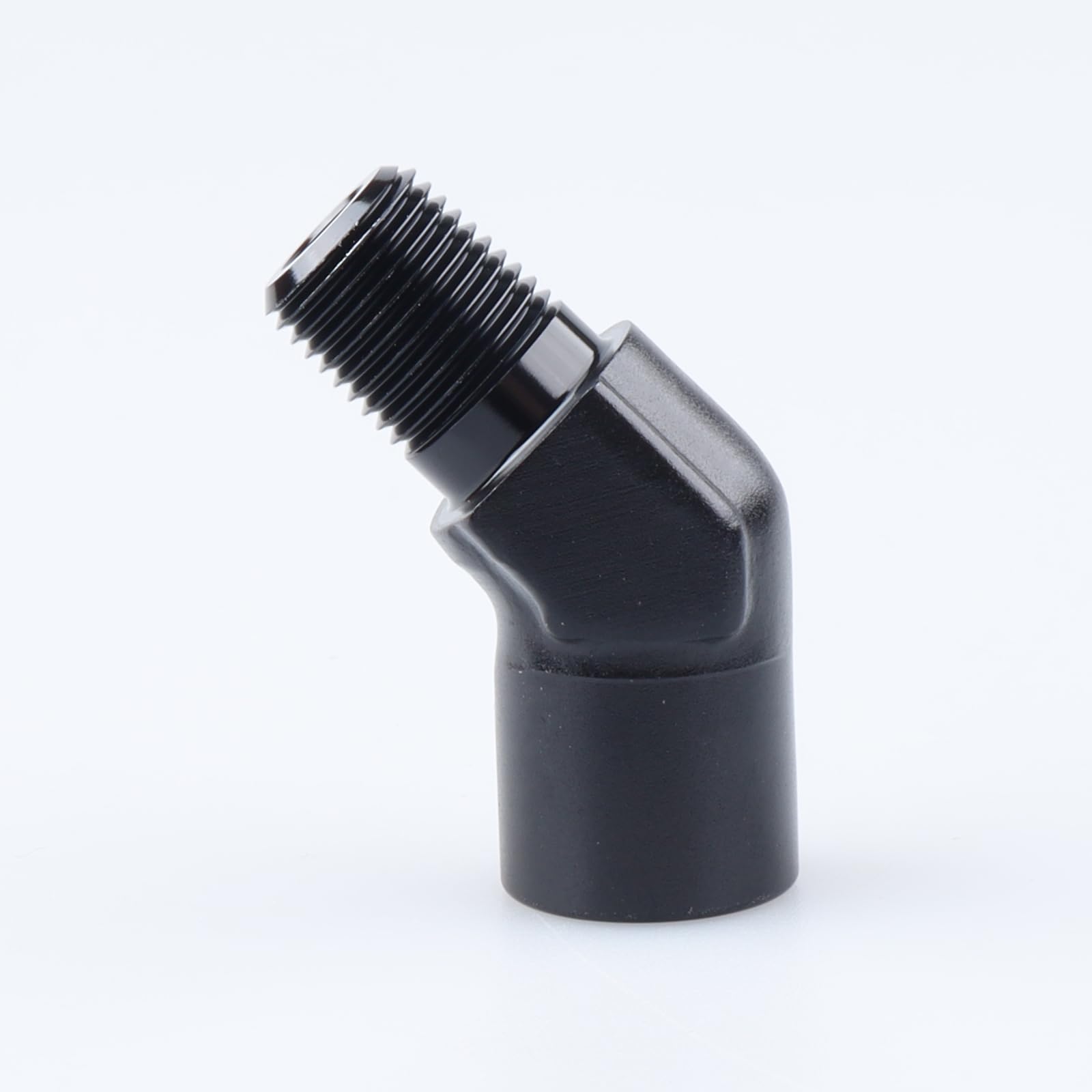 Aluminium-Legierung 45 Grad Winkel 1/8 Zoll NPT Buchse auf 1/8 Zoll NPT Stecker Schlauchverschraubung Adapter für Änderung der Flussrichtung, 1/8 Zoll NPT Überwurfkupplung, schwarz Aluminium-Legierung 45 Grad Winkel 1/8 Zoll NPT Buchse auf 1/8 Zoll NPT Stecker Schlauchverschraubung Adapter für Änderung der Flussrichtung, 1/8 Zoll NPT Überwurfkupplung, schwarz von AC PERFORMANCE