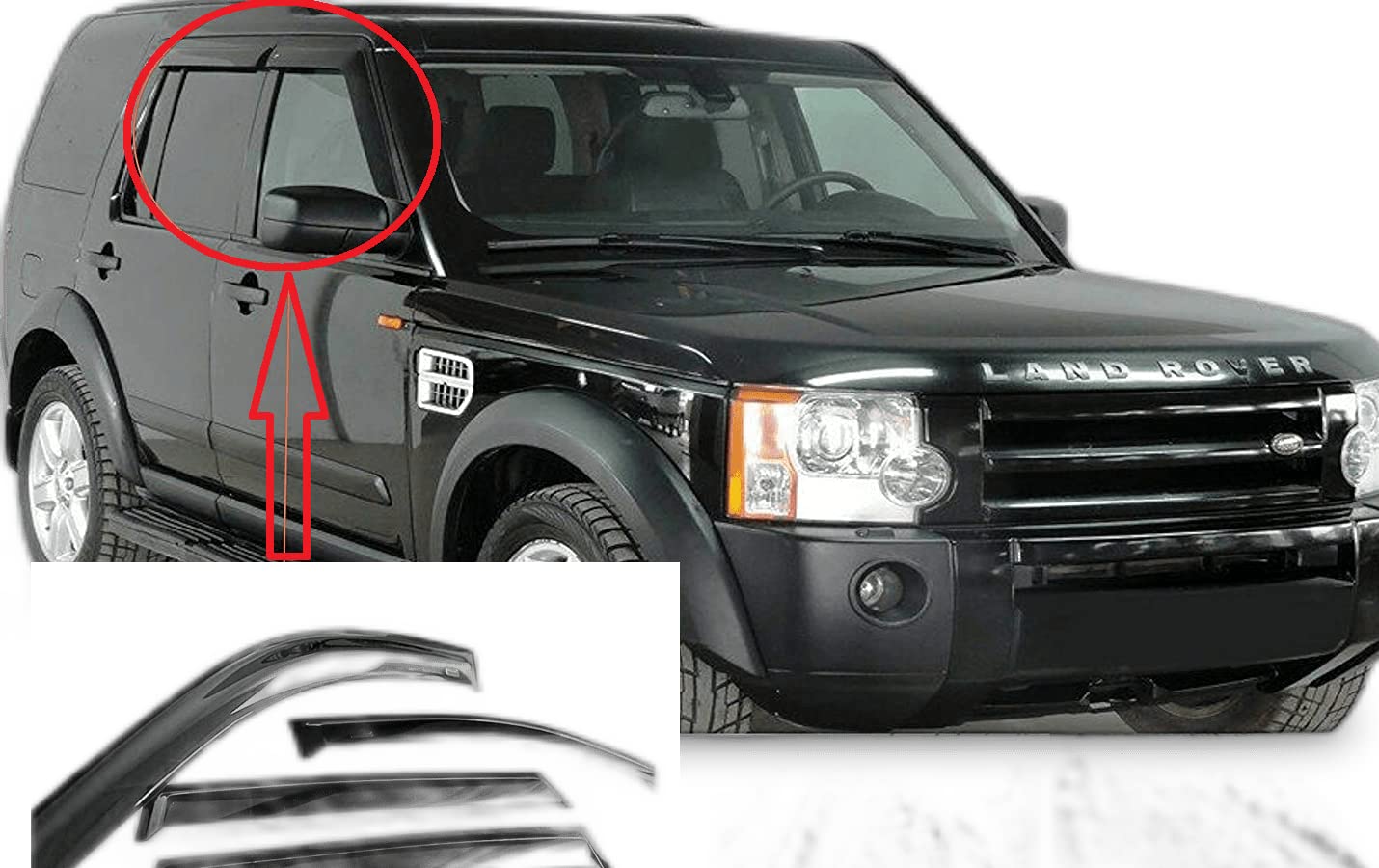 AC WOW 4 x Windabweiser kompatibel mit Land Rover Discovery 3 & 4 LR3 LR4 L319 2004–2016 Acrylglas Wetterschutz Visiere AC WOW 4 x Windabweiser kompatibel mit Land Rover Discovery 3 & 4 LR3 LR4 L319 2004–2016 Acrylglas Wetterschutz Visiere von AC WOW