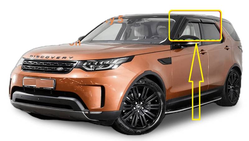 AC WOW 4X Windabweiser für Land Rover Discovery 5 L462 2017 2018 2019 2020 2021 2022 2023 2024 2025 von AC WOW