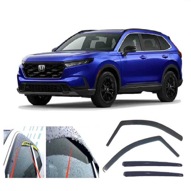 AC WOW 4X Windabweiser kompatibel mit Honda CR-V 2023 2024 2025 2026 von AC WOW