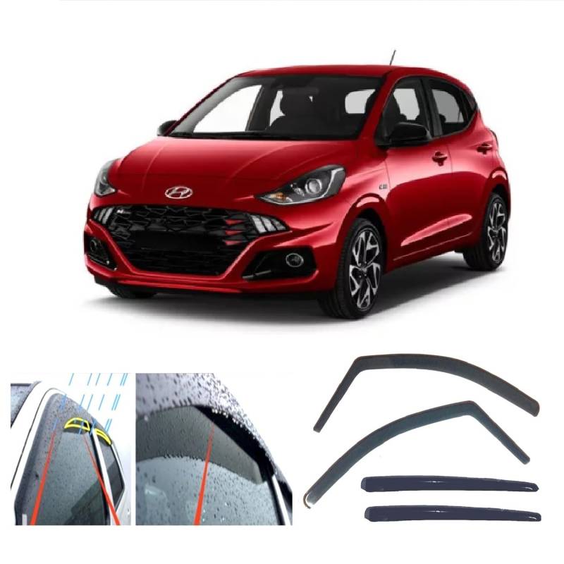 AC WOW Windabweiser für Hyundai i10 5-Türer Schrägheck 2019 2020 2021 2022 2023 2024 2025 von AC WOW