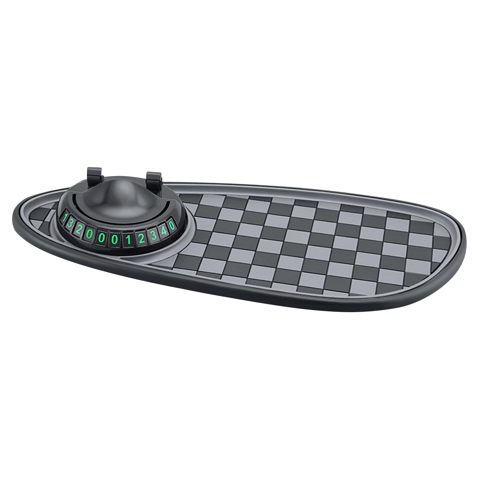 3 In 1 Car Anti-Slip Mat, Multifunction Handyhalterung für Auto, 360° Drehbar Rutsch Armaturenbrett Matte mit Parknummer, Silikon Telefonpad für Autodekorationen, Brillen Verwendet (Schwarz und Grau) 3 In 1 Car Anti-Slip Mat, Multifunction Handyhalterung für Auto, 360° Drehbar Rutsch Armaturenbrett Matte mit Parknummer, Silikon Telefonpad für Autodekorationen, Brillen Verwendet (Schwarz und Grau) von ACAREY