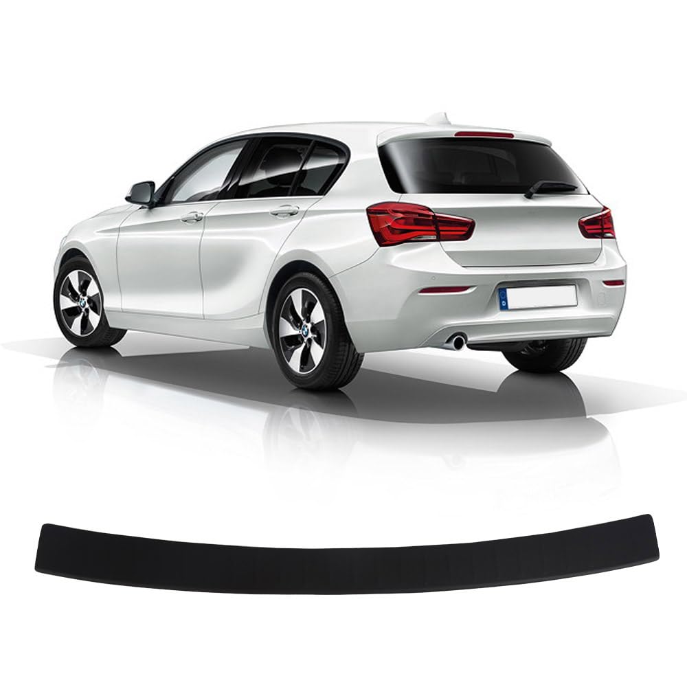 Heckstoßstangenschutz für BMW 1er F20,F21 (2011-2019), Kratzschutzleiste, ABS Kunststoff Metalloptik, Autozubehör, Heckklappenschutz von ACCESSOIRES FRANCE AUTO