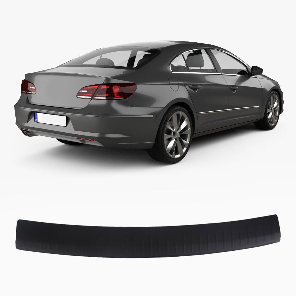 Heckstoßstangenschutz für VW Passat B7 SW (2010-2016), Kratzschutzleisten aus ABS Kunststoff in Metallic-Optik, Autozubehör, Heckklappenschutz von ACCESSOIRES FRANCE AUTO