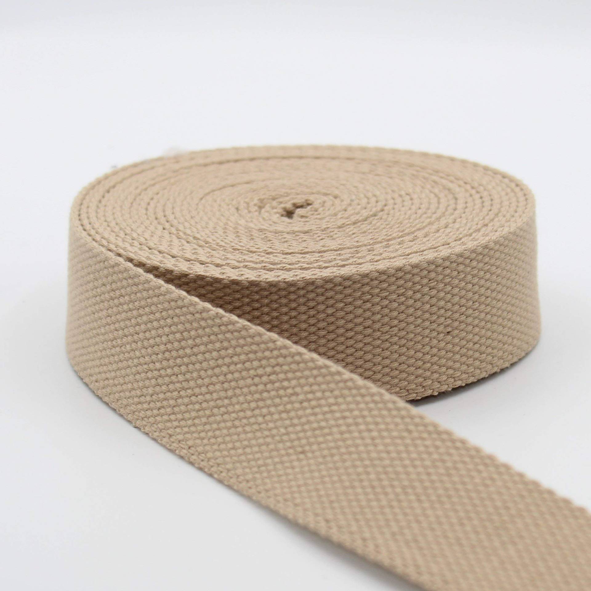Leduc Gurtband, Baumwolle, 5 m, Beige, 5 m x 40 mm Leduc Gurtband, Baumwolle, 5 m, Beige, 5 m x 40 mm von ACCESSOIRES LEDUC