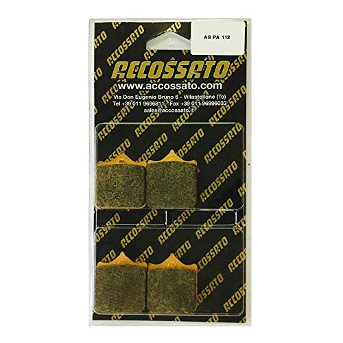 Accossato AGPA112EV2-P3971 Bremsbelagsatz, Schwarz, One Size von ACCOSSATO