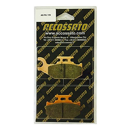 Accossato AGPA115ST-P5830 Bremsbelagsatz, Schwarz, One Size von ACCOSSATO