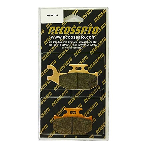 Accossato AGPA116OR-P5983 Bremsbeläge Bremse, Schwarz, One Size von ACCOSSATO