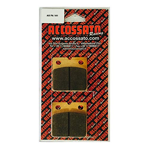 Accossato AGPA141ST-P8327 Bremsbelagsatz, Schwarz, One Size von ACCOSSATO