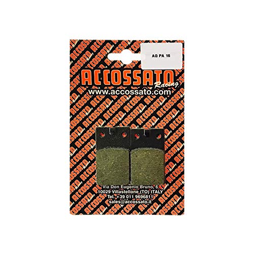 Accossato AGPA16OR-P10941 Bremsbelagsatz, Schwarz, One Size Accossato AGPA16OR-P10941 Bremsbelagsatz, Schwarz, One Size von ACCOSSATO