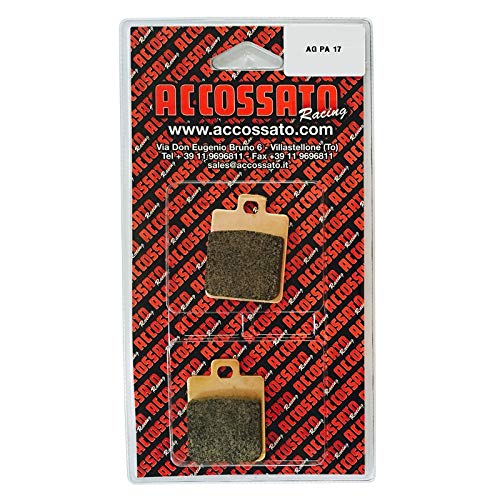 Accossato AGPA17OR-P12214 Bremsbelagsatz, Schwarz, One Size von ACCOSSATO