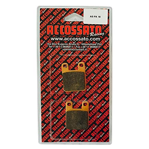 Accossato AGPA18OR-P13392 Bremsbelagsatz, Schwarz, One Size von ACCOSSATO