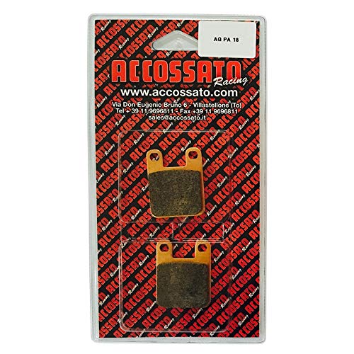 Accossato AGPA18OR-P13392 Bremsbelagsatz, Schwarz, One Size von ACCOSSATO