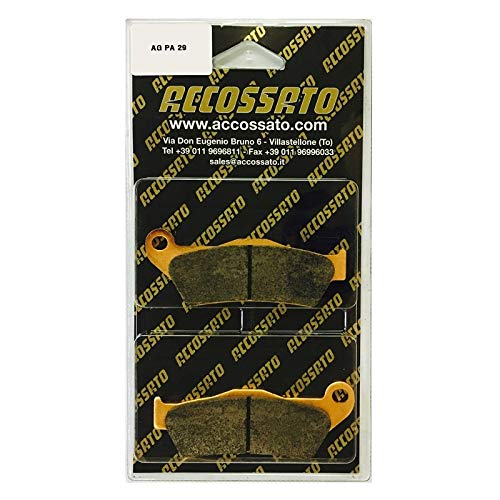 Accossato AGPA29ST-P26404 Bremsbelagsatz, Schwarz, One Size von ACCOSSATO