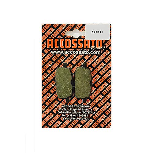 Accossato AGPA84OR-P55984 Bremsbelagsatz, Schwarz, One Size von ACCOSSATO