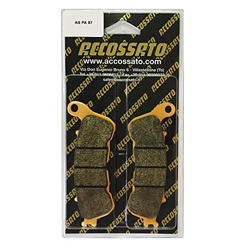 Accossato AGPA87EV1-P56469 Bremsbelagsatz, Schwarz, One Size von ACCOSSATO