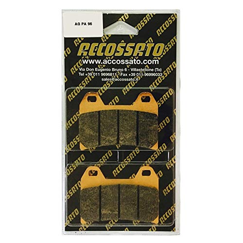 Accossato AGPA96EV1-P62896 Bremsbelagsatz, Schwarz, One Size von ACCOSSATO