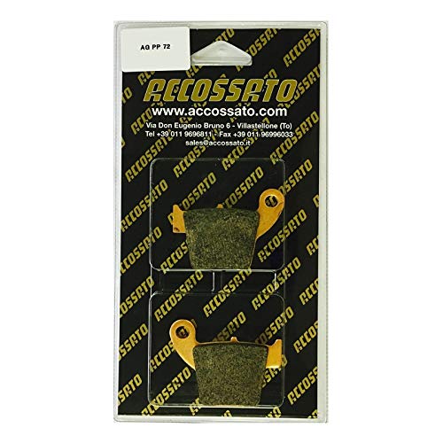 Accossato AGPP72OR-P73455 Bremsbelagsatz, Schwarz, One Size von ACCOSSATO