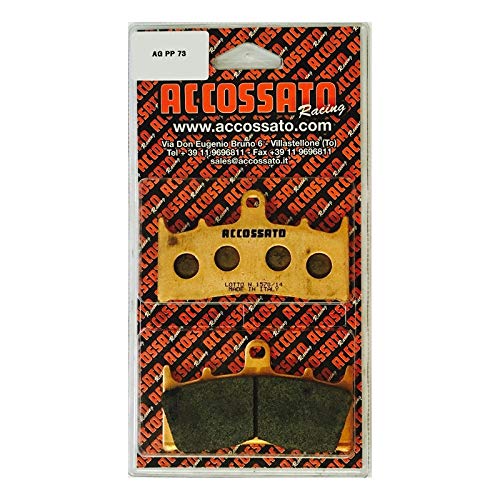 Accossato AGPP73OR-P73993 Bremsbeläge Bremse, Schwarz, One Size von ACCOSSATO