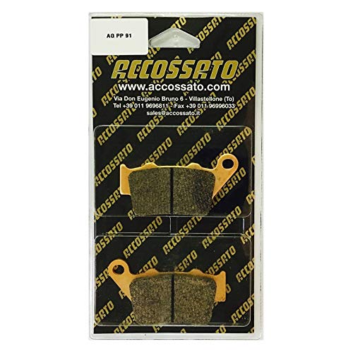 Accossato AGPP91OR-P80911 Bremsbelagsatz, Schwarz, One Size von ACCOSSATO