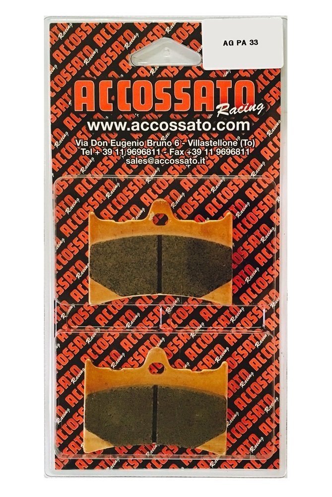 Accossato Bremsbelag agpa33st, Aprilia > AF1 250 Replica, 250 (1990) von ACCOSSATO