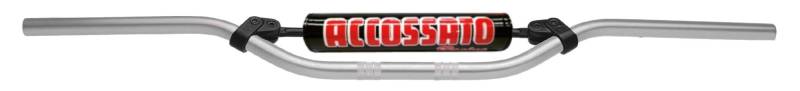 Accossato Accossato Lenker Made in Italy D.22, HONDA > XL 200 200 cc (-), Farbe Silber und Stoßfänger blau (SH4B) von ACCOSSATO