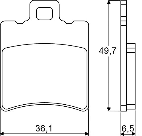 Accossato agpa13or-50 Bremsbelag, Set von 2 von ACCOSSATO