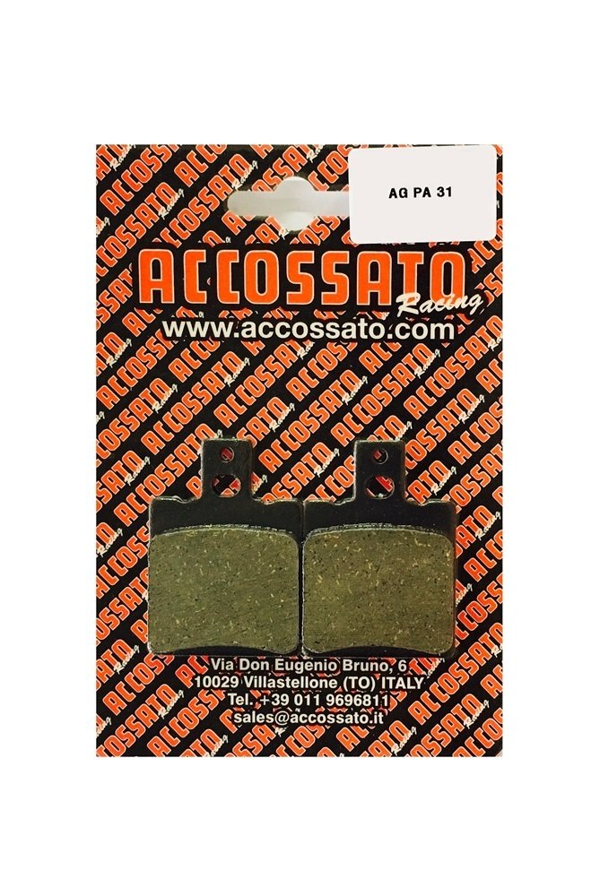 Accossato agpa31or-10 Bremsbelag für Alfer > GR Enduro 300, 300 (1988), Set von 2 von ACCOSSATO