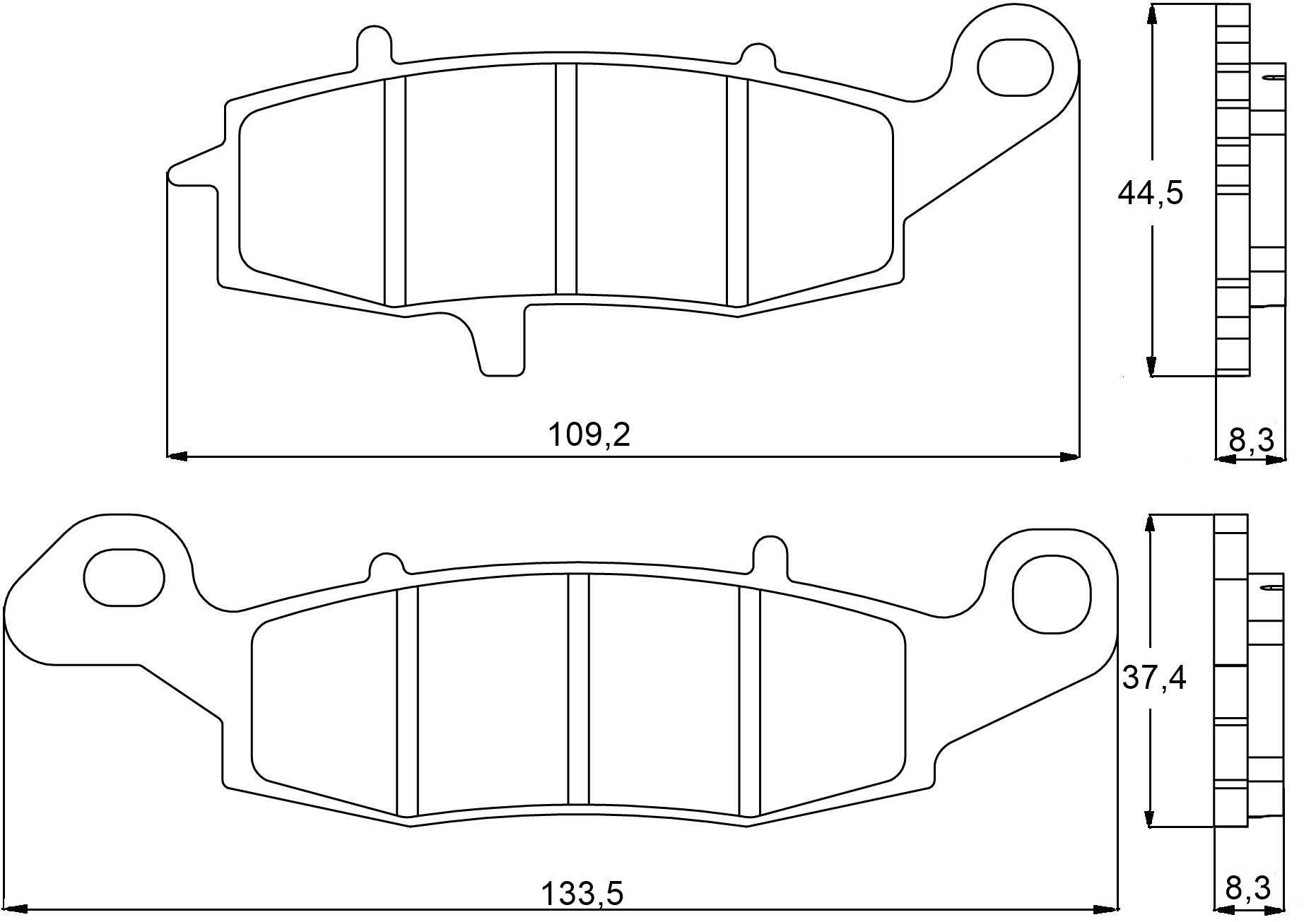 Accossato agpa94zxc-13 Bremsbelag, Set von 2 Accossato agpa94zxc-13 Bremsbelag, Set von 2 von ACCOSSATO