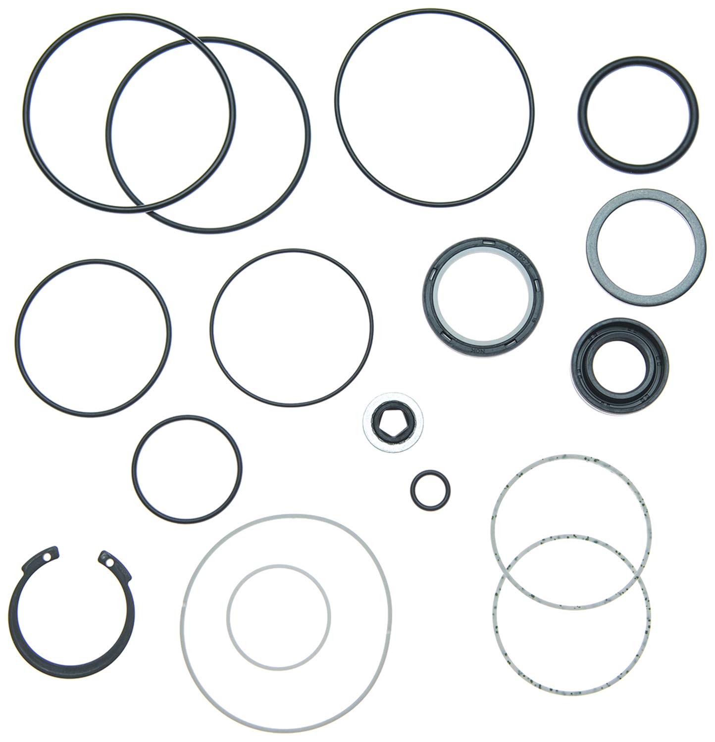 ACDelco 36-349480 Profi Lenkgetriebe Ritzel Wellendichtring Set mit Dichtungen, Sprengringen, O-Ringen und Mutter ACDelco 36-349480 Profi Lenkgetriebe Ritzel Wellendichtring Set mit Dichtungen, Sprengringen, O-Ringen und Mutter von ACDelco