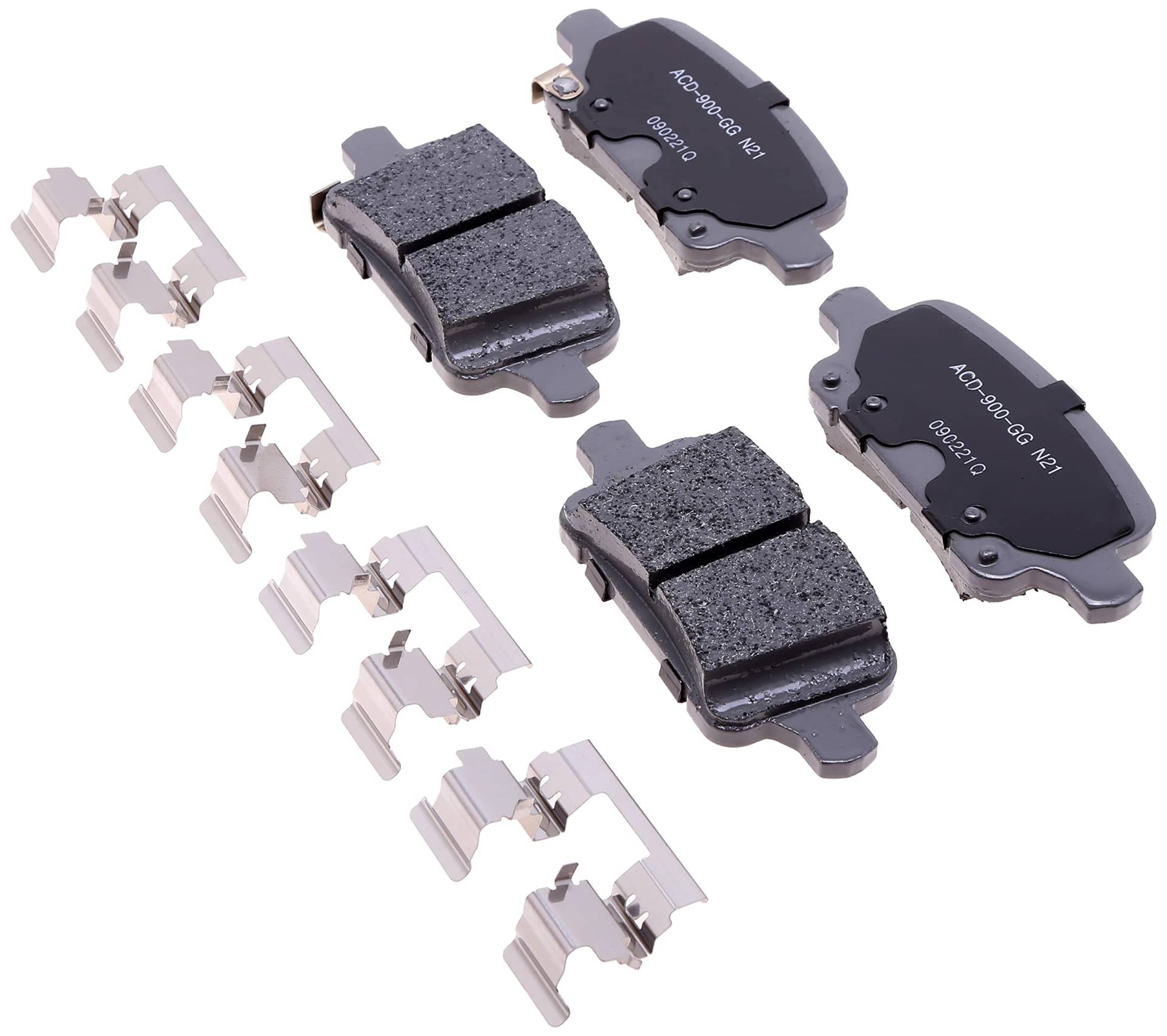 ACDelco Silver 14D1915CHF1 Keramik-Bremsbelagsatz hinten mit Clips ACDelco Silver 14D1915CHF1 Keramik-Bremsbelagsatz hinten mit Clips von ACDelco