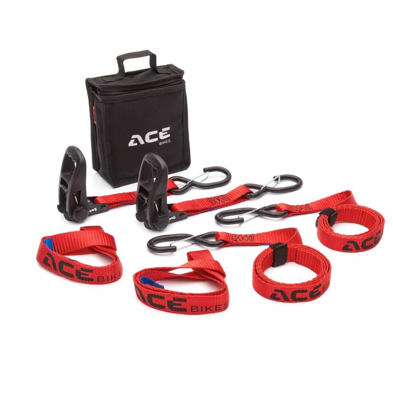 Spanngurtset ACEBIKES Ratchet Pro 2-Pack Kit Ratschen Transportratsche von ACEBIKES