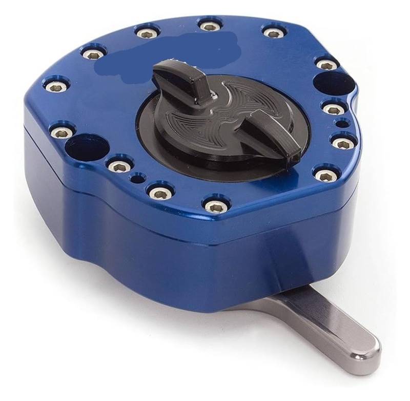 Dämpfer Stabilisator CNC Aluminium Motorrad Lenkung Dämpfer Stabilisator Für Die Meisten Fahrrad Modelle B Typ Lenkung Dämpfer Lenkungsdämpfer(Blau) von ACEBSBGGAP