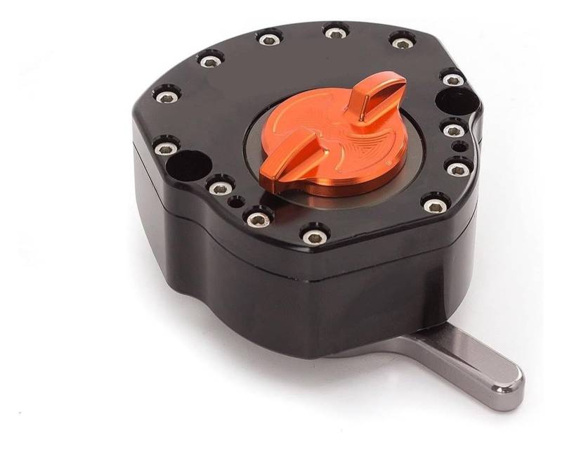 Dämpfer Stabilisator CNC Aluminium Motorrad Lenkung Dämpfer Stabilisator Für Die Meisten Fahrrad Modelle B Typ Lenkung Dämpfer Lenkungsdämpfer(Gold) von ACEBSBGGAP