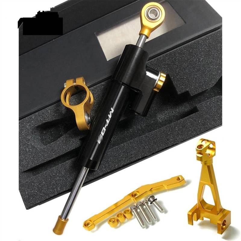 Dämpfer Stabilisator FÜR Y&AMAHA Für MT09 FZ09 2013-2020 2013 2014 2015 2016 2017 2018 2019 2020 Motorrad Lenkung Stabilisieren Dämpfer Halterung Lenkungsdämpfer(12) von ACEBSBGGAP