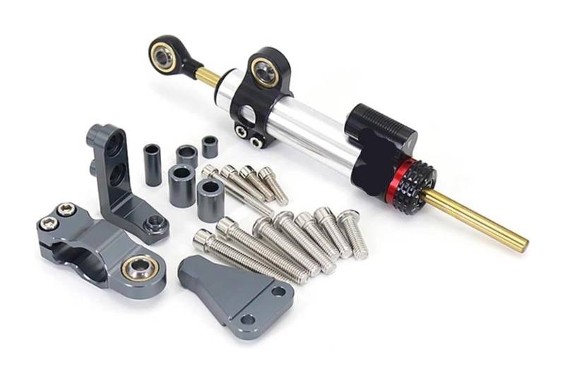 Dämpfer Stabilisator Für A&prilia RS660 RS 600 2021-2023 Lenkung Stabilisieren Montage Halterung Kit Motorrad Lenkung Dämpfer Stabilisator Lenkungsdämpfer(X-18) von ACEBSBGGAP