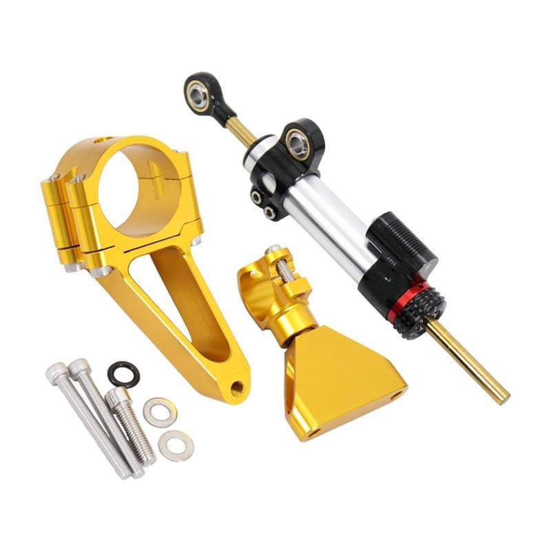 Dämpfer Stabilisator Für CBR600 F4i 1999 2000 2001 2002 2003 2004 2005 2006 2007 CNC Motorrad Lenkungsdämpfer Stabilisator Halterung Mount Kit Unterstützung Lenkungsdämpfer(11) von ACEBSBGGAP