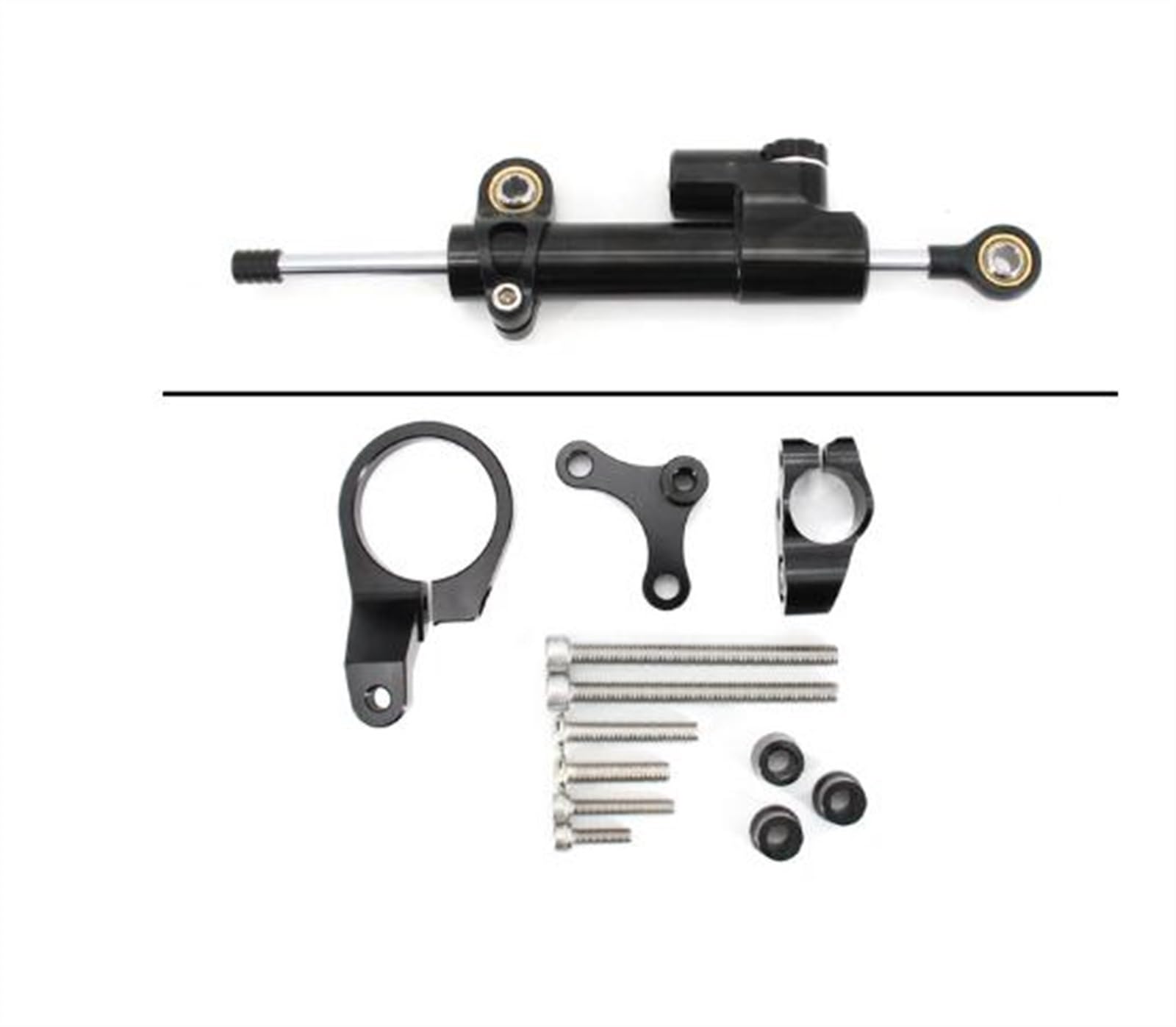 Dämpfer Stabilisator Für CBR650R 2019 2020 2021 2022 CNC Carbon Faser Motorrad Einstellbare Lenkung Dämpfer Stabilisator Kit. Lenkungsdämpfer(5) von ACEBSBGGAP