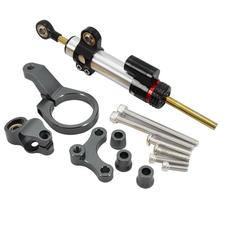 Dämpfer Stabilisator Für CBR650R 2019 2020 2021 2022 Motorradzubehör Einstellbarer Lenkungsstabilisator-Dämpfer-Montagehalterungssatz Lenkungsdämpfer(18) von ACEBSBGGAP