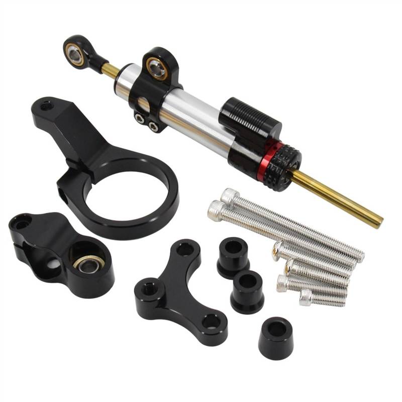 Dämpfer Stabilisator Für CBR650R 2019 2020 2021 2022 Motorradzubehör Einstellbarer Lenkungsstabilisator-Dämpfer-Montagehalterungssatz Lenkungsdämpfer(18) von ACEBSBGGAP