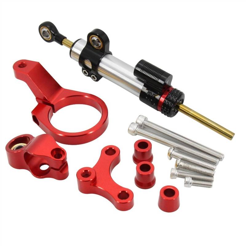 Dämpfer Stabilisator Für CBR650R 2019 2020 2021 2022 Motorradzubehör Einstellbarer Lenkungsstabilisator-Dämpfer-Montagehalterungssatz Lenkungsdämpfer(20) von ACEBSBGGAP