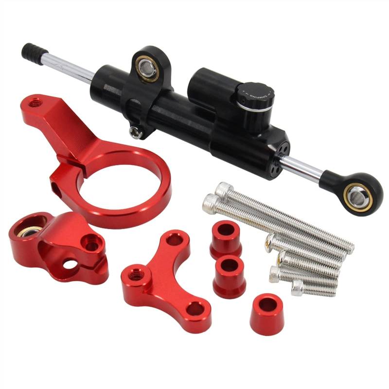 Dämpfer Stabilisator Für CBR650R 2019 2020 2021 2022 Motorradzubehör Einstellbarer Lenkungsstabilisator-Dämpfer-Montagehalterungssatz Lenkungsdämpfer(22) von ACEBSBGGAP