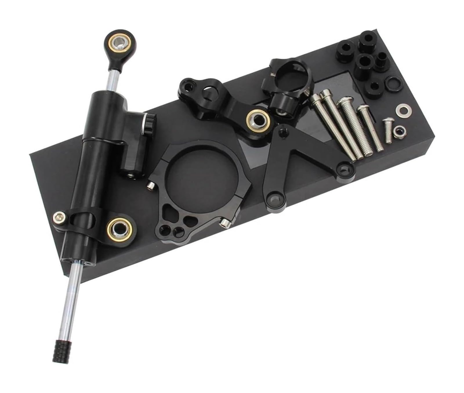 Dämpfer Stabilisator Für D&UCATI 848 2008 2009 2010 Lenkungsdämpfer Stabilisieren Montagehalterung Unterstützung Motorrad Lenkungsdämpferstabilisator Lenkungsdämpfer(Set5) von ACEBSBGGAP