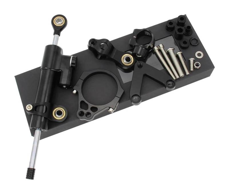 Dämpfer Stabilisator Für D&UCATI 848 2008 2009 2010 Lenkungsdämpfer Stabilisieren Montagehalterung Unterstützung Motorrad Lenkungsdämpferstabilisator Lenkungsdämpfer(Set5) von ACEBSBGGAP