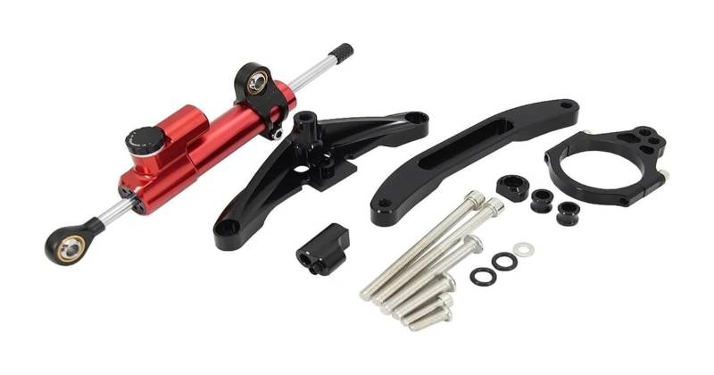 Dämpfer Stabilisator Für FZ1 Für FAZER 2006-2015 Lenkungsdämpfer Stabilisieren Montagehalterung Einstellbarer Motorrad-Lenkungsdämpferstabilisator Lenkungsdämpfer(Set3) von ACEBSBGGAP