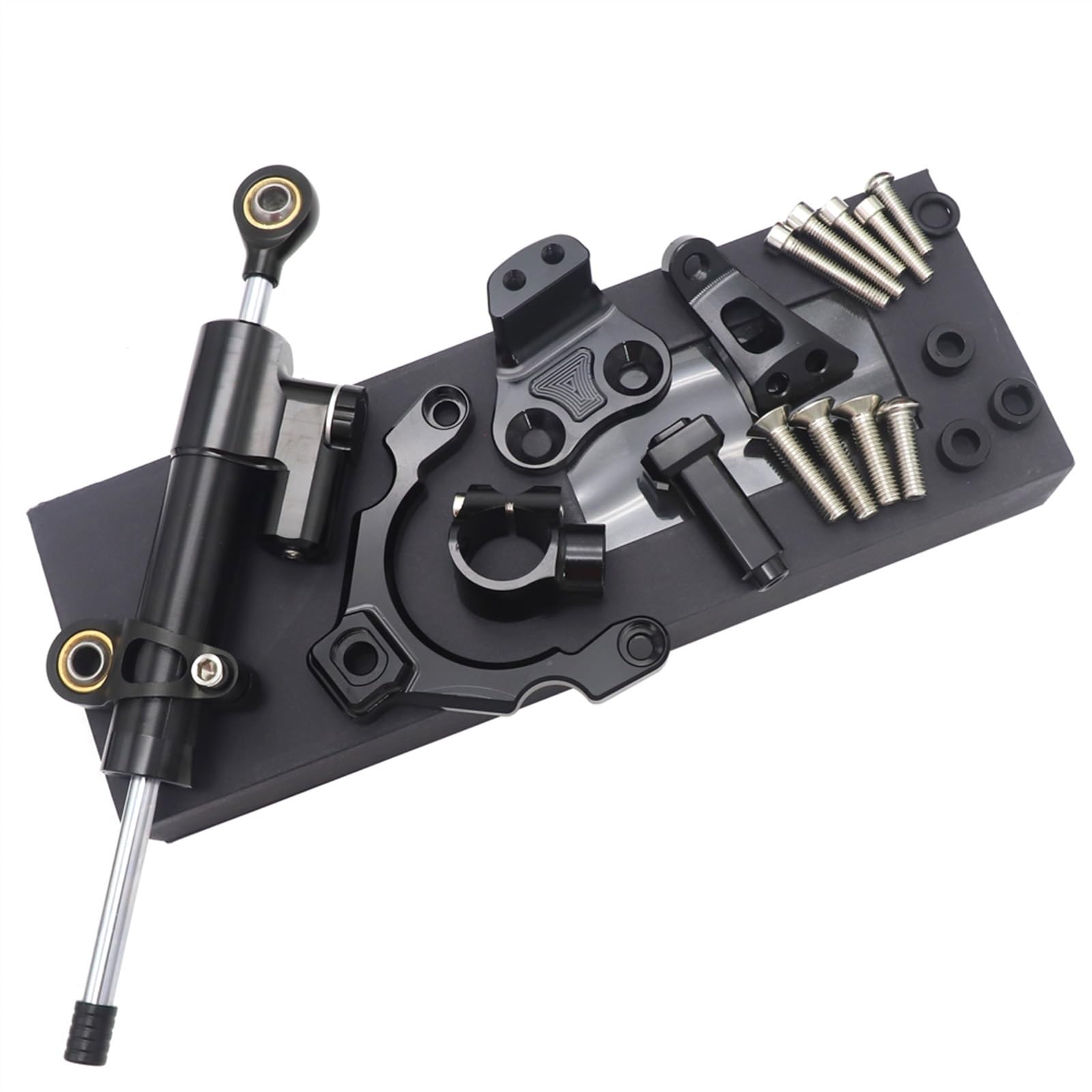 Dämpfer Stabilisator Für K&AWASAKI Für Z900 2017 2018 2019 2020 2021 Moto Lenkung Stabilisieren Unterstützung Motorrad Lenkungsdämpfer Halterung Montieren Lenkungsdämpfer(6) von ACEBSBGGAP