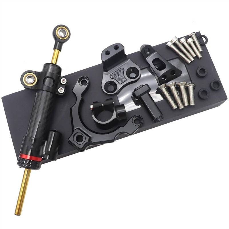 Dämpfer Stabilisator Für K&AWASAKI Für Z900 2017 2018 2019 2020 2021 Moto Lenkung Stabilisieren Unterstützung Motorrad Lenkungsdämpfer Halterung Montieren Lenkungsdämpfer(9) von ACEBSBGGAP
