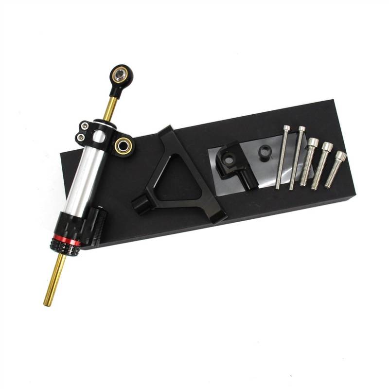 Dämpfer Stabilisator Für K&AWASAKI Für ZX6R 2007-2008 Motorrad CNC Stabilisator Dämpfer Komplette Lenkungsmontagehalterung Lenkungsdämpfer(5) von ACEBSBGGAP
