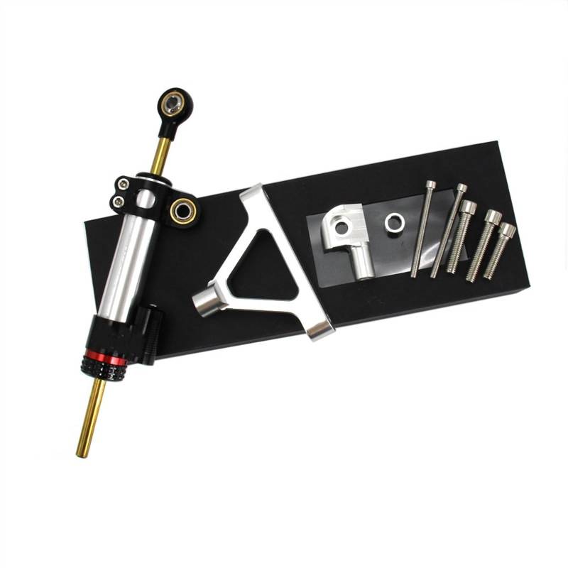 Dämpfer Stabilisator Für K&AWASAKI Für ZX6R 2007-2008 Motorrad CNC Stabilisator Dämpfer Komplette Lenkungsmontagehalterung Lenkungsdämpfer(6) von ACEBSBGGAP